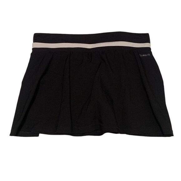 Adidas Climate Sz L Tennis Golf Pull On athletic Shorts Skort Skirt black - Picture 2 of 8